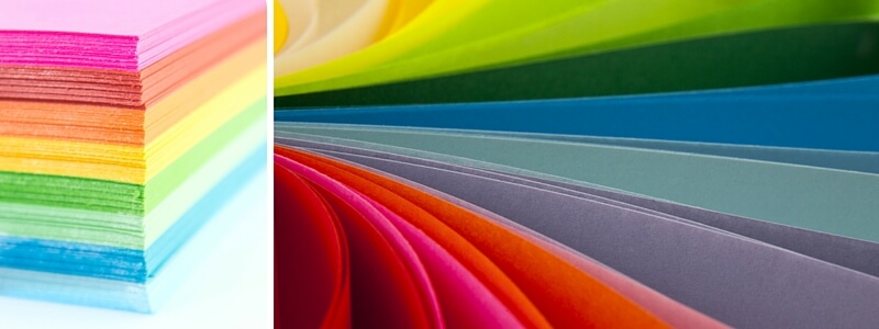 Coloured paper