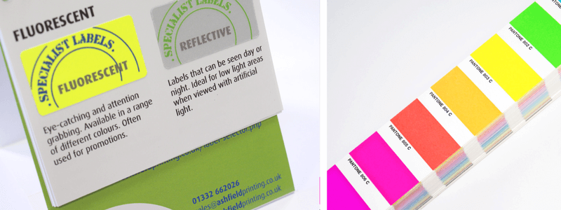 fluorescent ink for labels