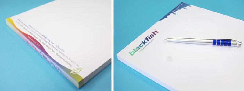 Stack of printed letterhead